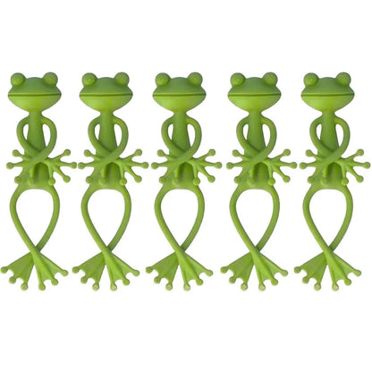 1/3/5 Stück Frosch-Pflanzenhalter, niedliche Blumentopf-Klemme, Pflanzen-Kletterhilfe, Garten-Pflanzstab-Deko
