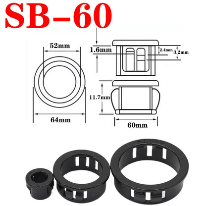 SK SB-35/38/40/45/50/60 Panelmontage Nylon-Schnappverschluss-Kabeldurchführung Schutzrohr Kabel-O-Ring Lochstopfen Kabeldurchführung