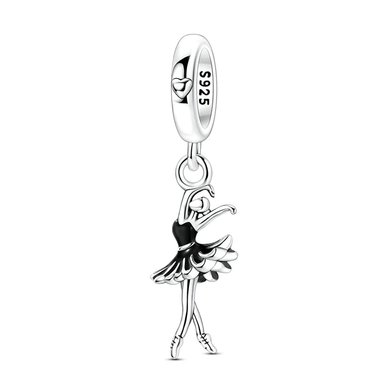 Charms aus 925er-Sterlingsilber, Flugzeug, Reisepass, Elefant, Perlenanhänger, passend für Original-Armbänder, für Frauen, Geburtstag, Modeschmuck, Geschenk
