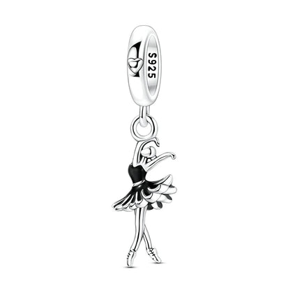Charms aus 925er-Sterlingsilber, Flugzeug, Reisepass, Elefant, Perlenanhänger, passend für Original-Armbänder, für Frauen, Geburtstag, Modeschmuck, Geschenk