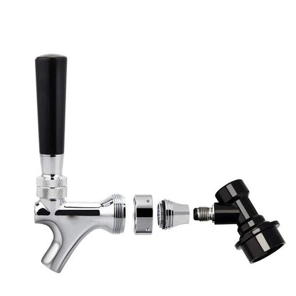 Handwerk Bier Wasserhahn Bier Wasserhahn mit Flüssigkeit Ball Lock Schnell Trennen Montage, Chrom Bier Spender Bier Soda Hause Brauen Kit