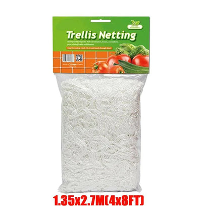 Kletternetz für Gartenbaupflanzen, gewebtes Netz aus Polyester, geeignet für andere Kletterpflanzen wie Tomaten, Bohnen, Trauben usw