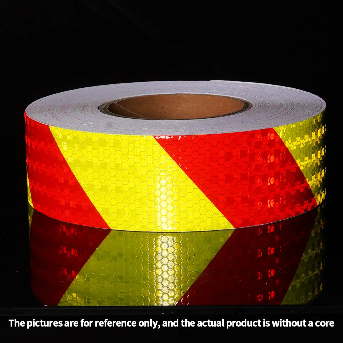 Reflektierendes Klebeband, Twill, grün-rote Streifen, wasserdichter Sicherheitsreflektorenaufkleber für Auto