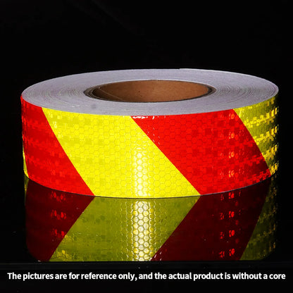Reflektierendes Klebeband, Twill, grün-rote Streifen, wasserdichter Sicherheitsreflektorenaufkleber für Auto