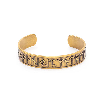 Mode Vintage 316L Edelstahl Viking Rune Armband Männer und Frauen Dominierenden Öffnung Armbänder Biker Amulett Schmuck Geschenke