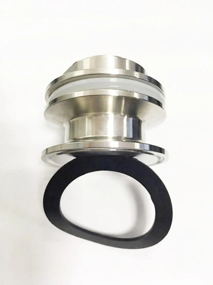 KegLand Schwarzer O-Ring-Dichtungsring 2 Zoll EPBM-Dichtungsscheibe (Nur einseitige Prägung) Passend für KL10610 Mini-Keg-Deckel