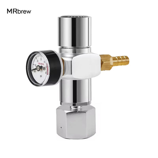 2-in-1-CO2-Ladegerät mit konvertiertem Adapter für TR21 x 4 CO2-Zylinder, 0–60 psi Mini-CO2-Regler für CO2-Kartusche
