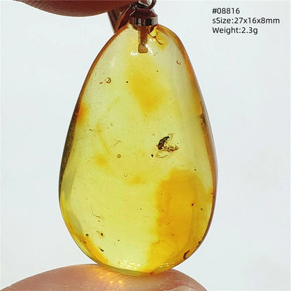 Natürlicher Bernstein-Anhänger Baltischer Blumen-Gelber Bernstein Damen Herren Schmuck Reiki-Stein AAAAAAA