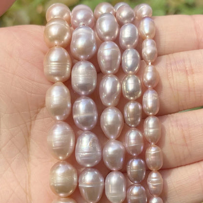 Natürliche Süßwasser perlen Perlen hochwertige unregelmäßige Form Punsch lose Perlen für Schmuck machen DIY Halskette Armband