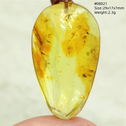 Natürlicher Bernstein-Anhänger Baltischer Blumen-Gelber Bernstein Damen Herren Schmuck Reiki-Stein AAAAAAA