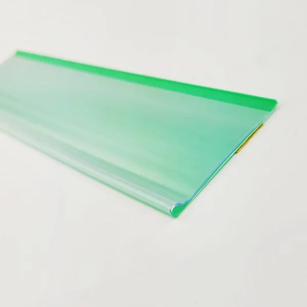 H4cm Lange Kunststoff-PVC-Regal-Datenstreifen, Preiskartenhalter, Klebeband, Warenbeschriftungsschild, Etikettenanzeige, 1 Packung