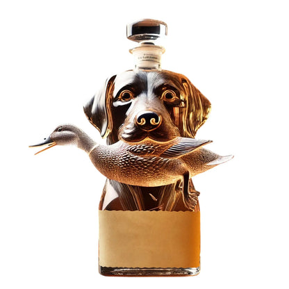 Simulation Dackel Hund Whisky Glas Flasche Dekanter Streich Dackel Dekanter Dekoration Statue Flasche Geeignet für Bars