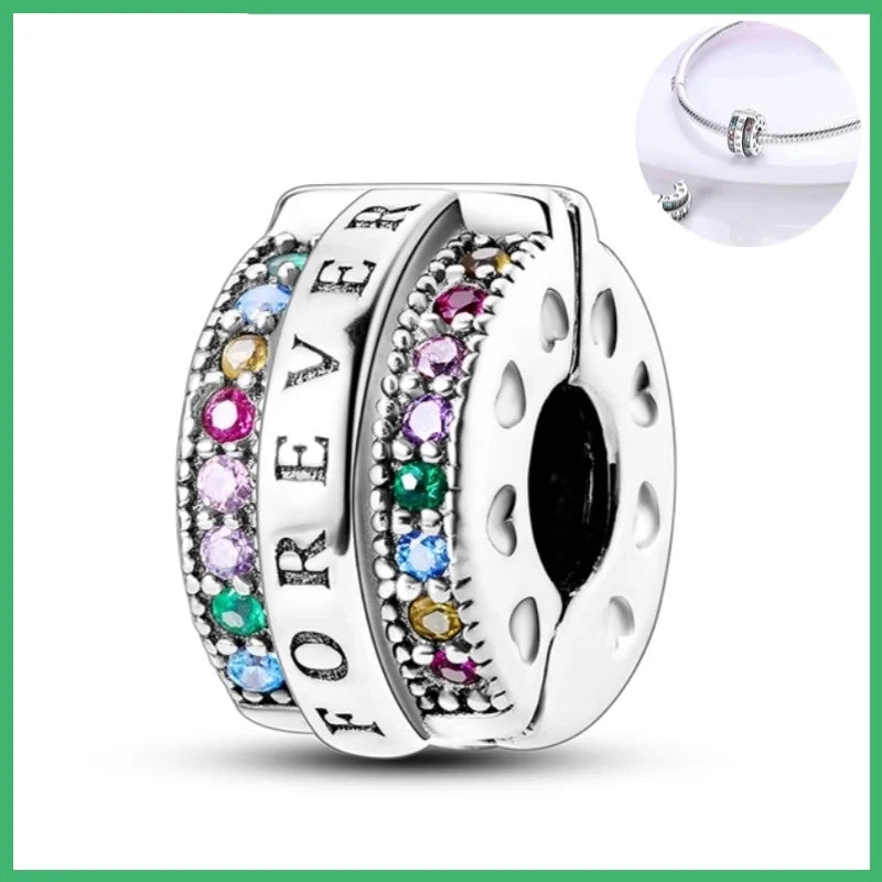 925 Sterling Silber Traumfänger-Anhänger mit Zirkonia, passend für DIY-Armband, Halskette, Geschenk für Sie, Colgante Plata