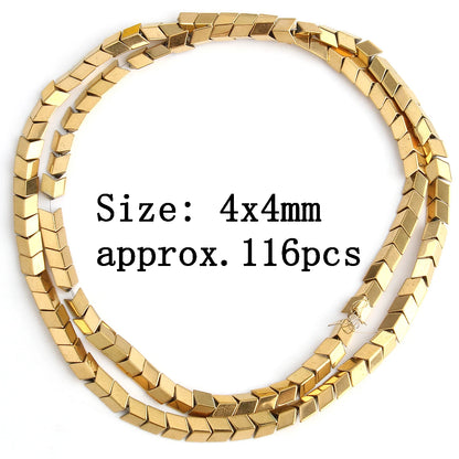 AAA+ Retention Farbe Natürliche vergoldete Hämatit Perle Herz Runde Stern Spacer Lose Perlen für Schmuck Machen DIY Charm Armband