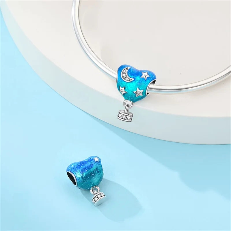 Profound 925 Sterling Silber Parfümflasche Schleife Ballettschuhe Rock Wolke Charm Passend für DIY Armband Halskette Charmante Geschenke