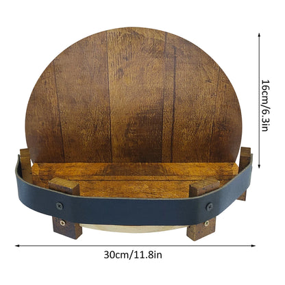 Holz Wand halterung Weinflaschen halter Whisky Flaschen regal Vintage Wandre gale Holz Display Stand Regal Home Bar Zubehör
