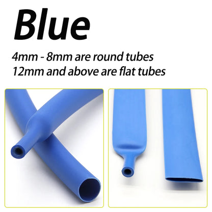 Wärmeschrumpfschlauch mit Kleber im Verhältnis 4:1, Durchmesser 4 mm – 52 mm, doppelwandige, mit Klebstoff ausgekleidete Polyolefin-Ummantelung für die Reparatur von Draht- und Kabelummantelungen