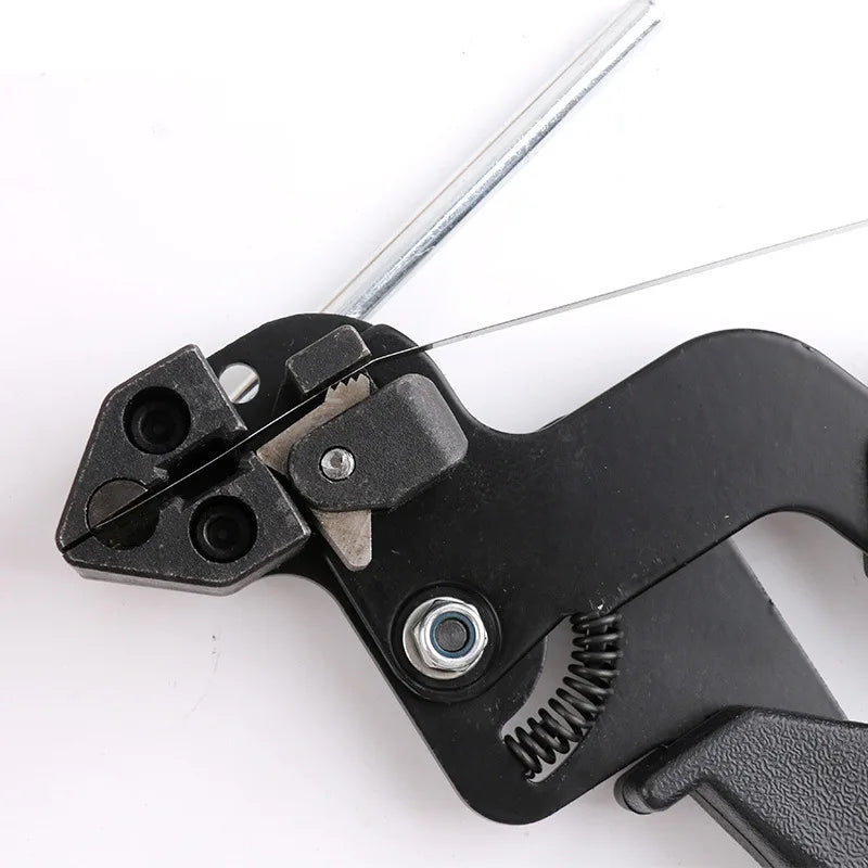 Automatisches Zip-Spannwerkzeug, Kabelbinder, Zange, Kabelbinder, Pistolen, Handbefestigungsband aus Edelstahl, Schneidwickelwerkzeug