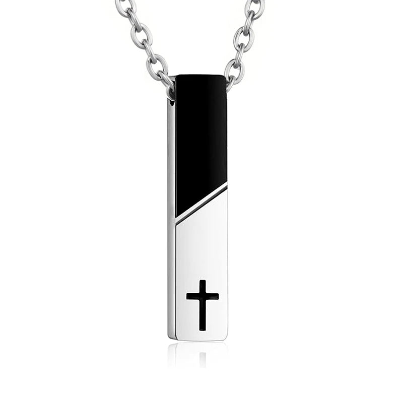 Urn Necklaces for Ashes and Keepsakes, Stainless Steel, Cube Pendant, Urn Necklace for Cremation