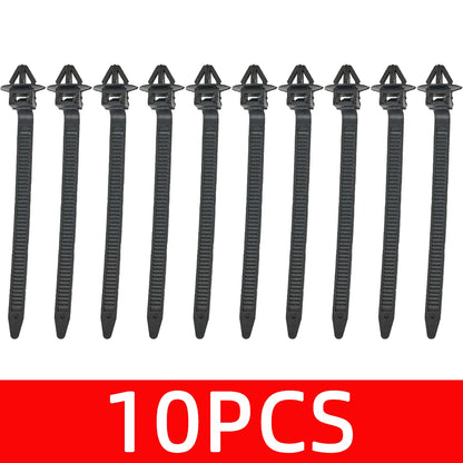 PINMOAP Kabelbinder für Kfz-Druckkabelbinder, schwarze Nylon-Kabelbinder, selbstsichernde Mehrzweck-Kabelbinder zum Bündeln von Innenrädern