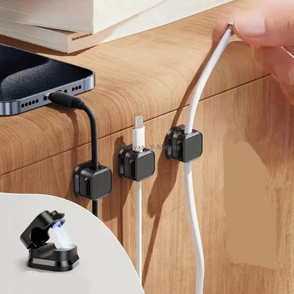 1/5/10/20PCS Magnetische Kabel Clip Kabel Halter Klebstoff Draht Keeper Kabel Kabel Organizer für Home Office Unter Schreibtisch Management