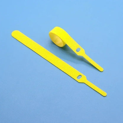 10 ~ 1000 Stück 7 Farben Nylon Kabelbinder Haken Schlaufenlänge 150 mm Backpackers Wanderer Leitungsgürtel Rückenfreier Datenleitungsgurt Magischer Aufkleber