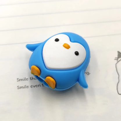 1pc Nette Cartoon Kabel Protector Draht Organizer Wickler Saver Für USB Ladekabel Daten Linie Kopfhörer Kabel Schutz Abdeckung