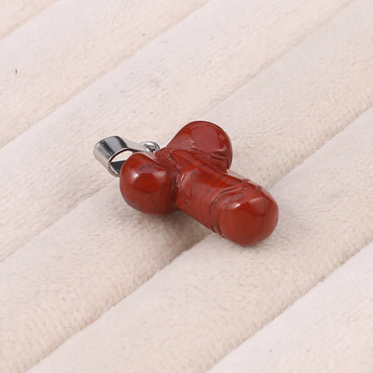 23x16mm Cartoon Schlüssel Opal Rose Quarz Naturstein Anhänger machen DIY Halskette Ohrringe Schmuck Zubehör Geschenk