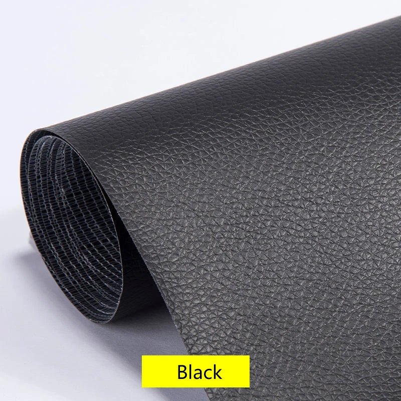 100x137cm selbst klebendes Leder Reparatur band DIY schwarz selbst klebendes Leder Reparatur band für Sofa Reparatur Patches klebrig