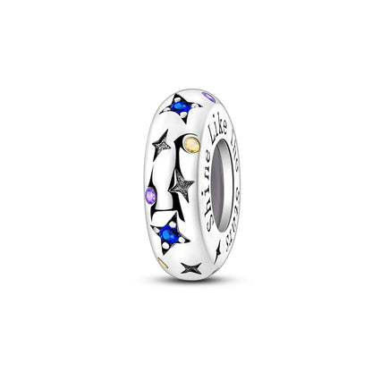 Heißer Verkauf 925er Sterlingsilber Raumschiff-Perlen und Kosmonauten-Anhänger, passend für exquisite Armbänder, schöne Schmuck-Accessoires, Geschenke