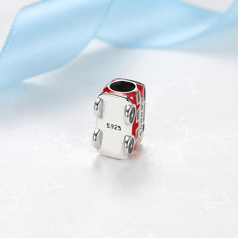 Original 100% 925 Sterling Silber Charm Bead Reise Taxi Motorrad Riesenrad Charms Fit Pandora Armbänder Frauen Diy Schmuck