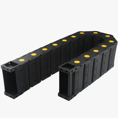 1000mm 30x38mm 30x50mm 30x57 30x77 30x103mm Geschlossen Typ Kabel Kette Drag Draht Träger Verbesserte Schleppleine Übertragung Für CNC