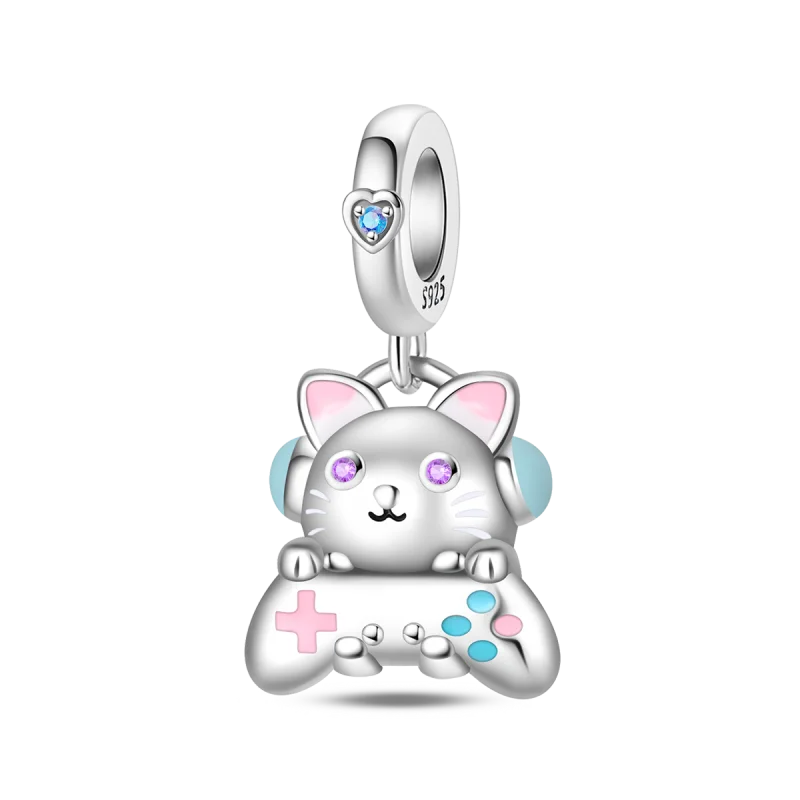 Neue Original 925 Sterling Silber Tier Serie Charms Nette Capybara Elefant Katze Anhänger Perlen Fit Armband DIY Schmuck Kennzeichnung