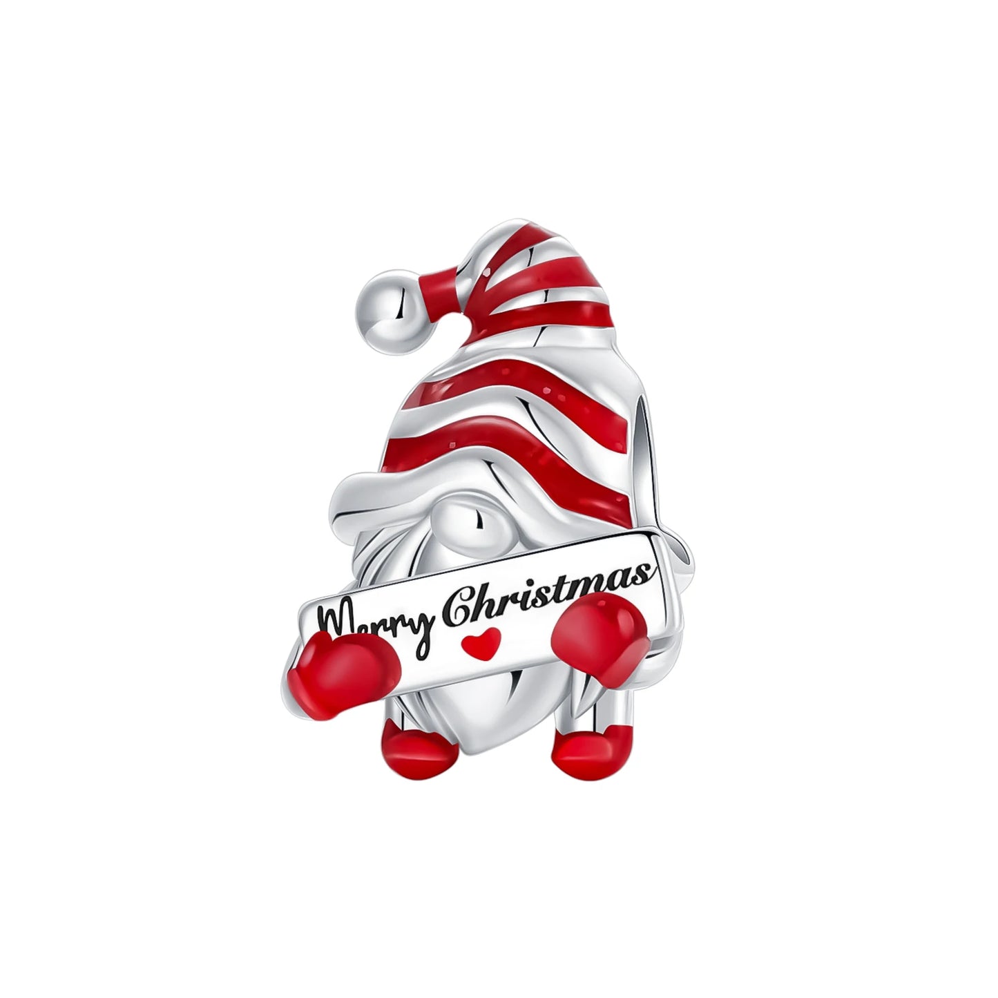 Herz- und Orgel-Charm, 925er-Sterlingsilber, roter Rosenschädel, baumelnder Anhänger, dunkle ästhetische Passform, Armreif, Halskette, DIY-Schmuck