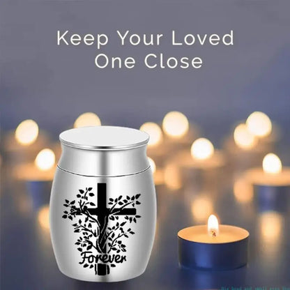 581c kreative Haustier -Einäscherung Schmuck Urne Sarg für Asche Sarg Urne Mini Jar