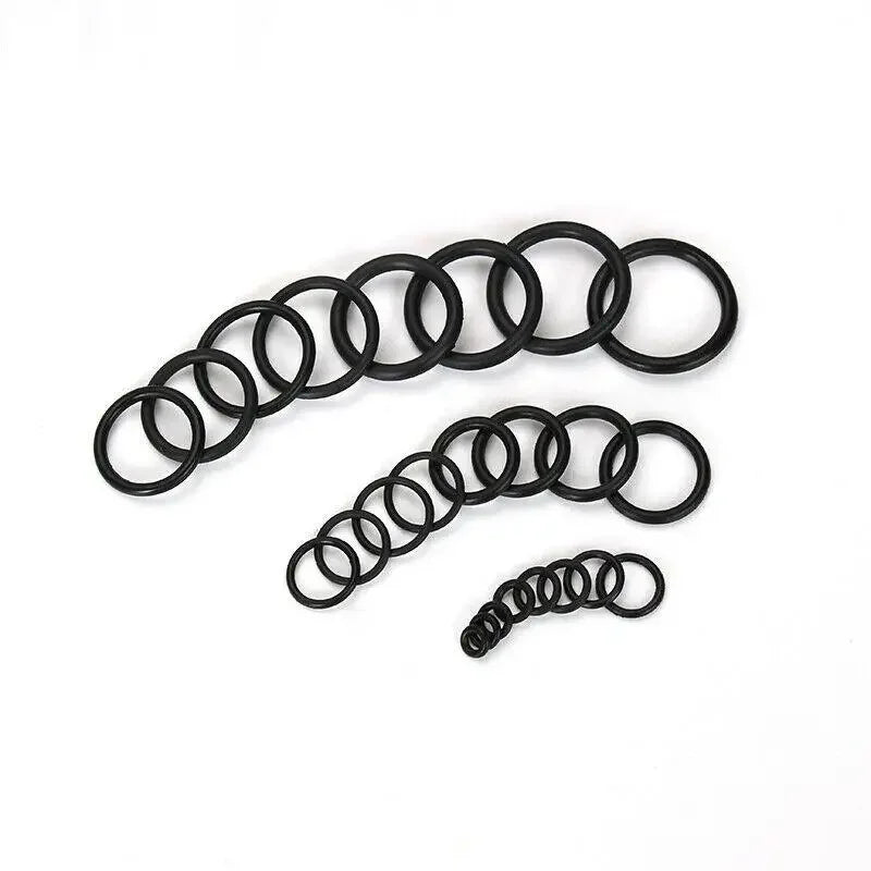 740/1200-teiliges O-Ring-Set aus Nitrilkautschuk, schwarzer O-Ring, ölbeständige, verschleißfeste und wasserdichte O-Ring-Dichtung