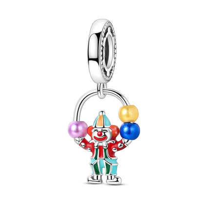 Exquisite Charm-Anhänger aus 925er-Sterlingsilber mit weißen Tigerperlen und Kaninchen-Barista-Anhänger, passend für Armbänder, niedliche Schmuck-Accessoires, Geschenke
