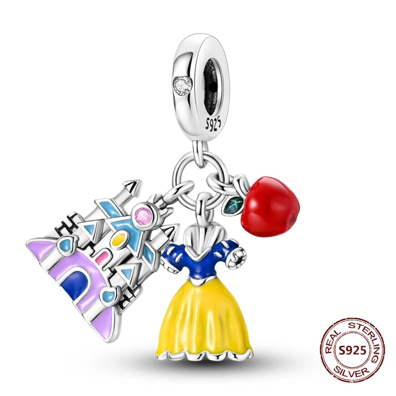 Flugzeug-Charm, 925er Silber, Original-Zirkon, Kleeblatt, Avocado, Charms, Perle, passend für Armbänder, DIY-Schmuck für Frauen, Hochzeitstag, Geschenk