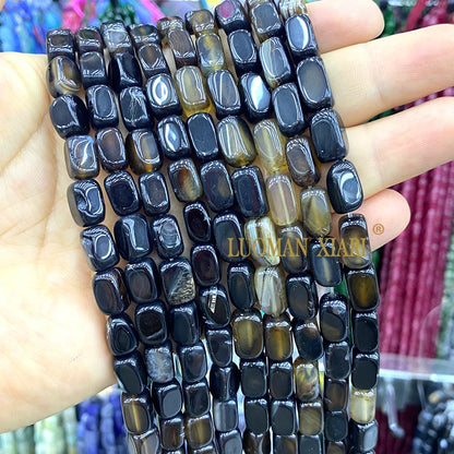 Natürliche Stein 8x12MM Unregelmäßige Raw Grün Taiwan Jade Jaspis Lose Spacer Perlen für Schmuck Machen Diy Armband zubehör 15''