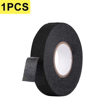 15 m Isolierband, hitzebeständiges, flammhemmendes Klebeband, Kfz-Stoff-Gewebeband, wasserdichter Kabel-Organizer, Klebebänder