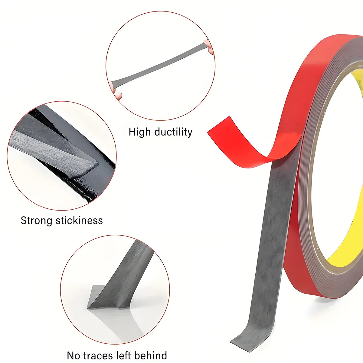 Doppelseitiges Klebeband, Klebeband, 2,5 m, extra starke Doppelbänder, spezielles doppelseitiges Klebeband für Telefon, LCD, Auto-Bildschirm-Reparaturband