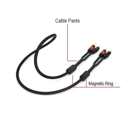 Kabelhüllen-Zubehör: Nicht schrumpfbare PVC Y-Splitter-Kabelhüllen für Audio-Lautsprecherkabel, 5mm, 7mm, 9mm, 12mm, 16mm