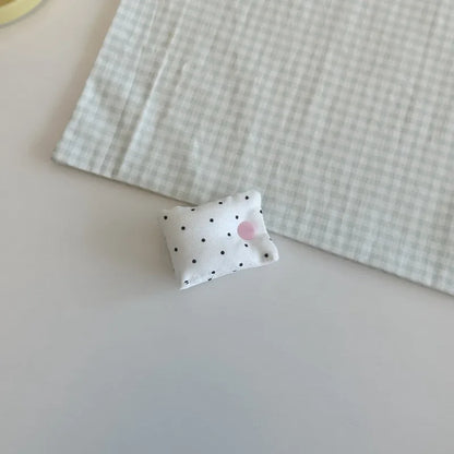Niedlicher Herz-Kabelorganizer aus Stoff, Süßer Tragbarer Kabelclip für Ladegeräte, Handykabel und Reisekabelmanagement