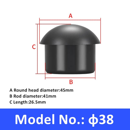 Halbkugelförmiger Plug aus PA66-Nylon, hochwertiger, gewindelfreier Plug, Pilzkopf, staubdicht, wasserdicht