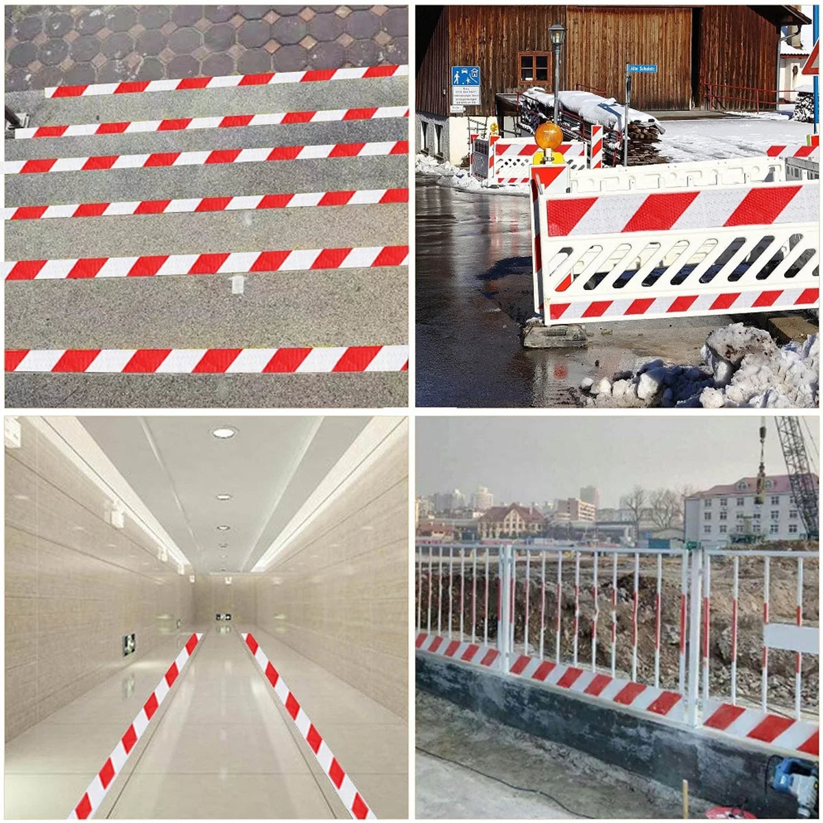 Reflektierendes Sicherheitswarnband, selbstklebender, glänzender Twill-Druck für die Fahrzeugwarnung, reflektierendes Klebeband