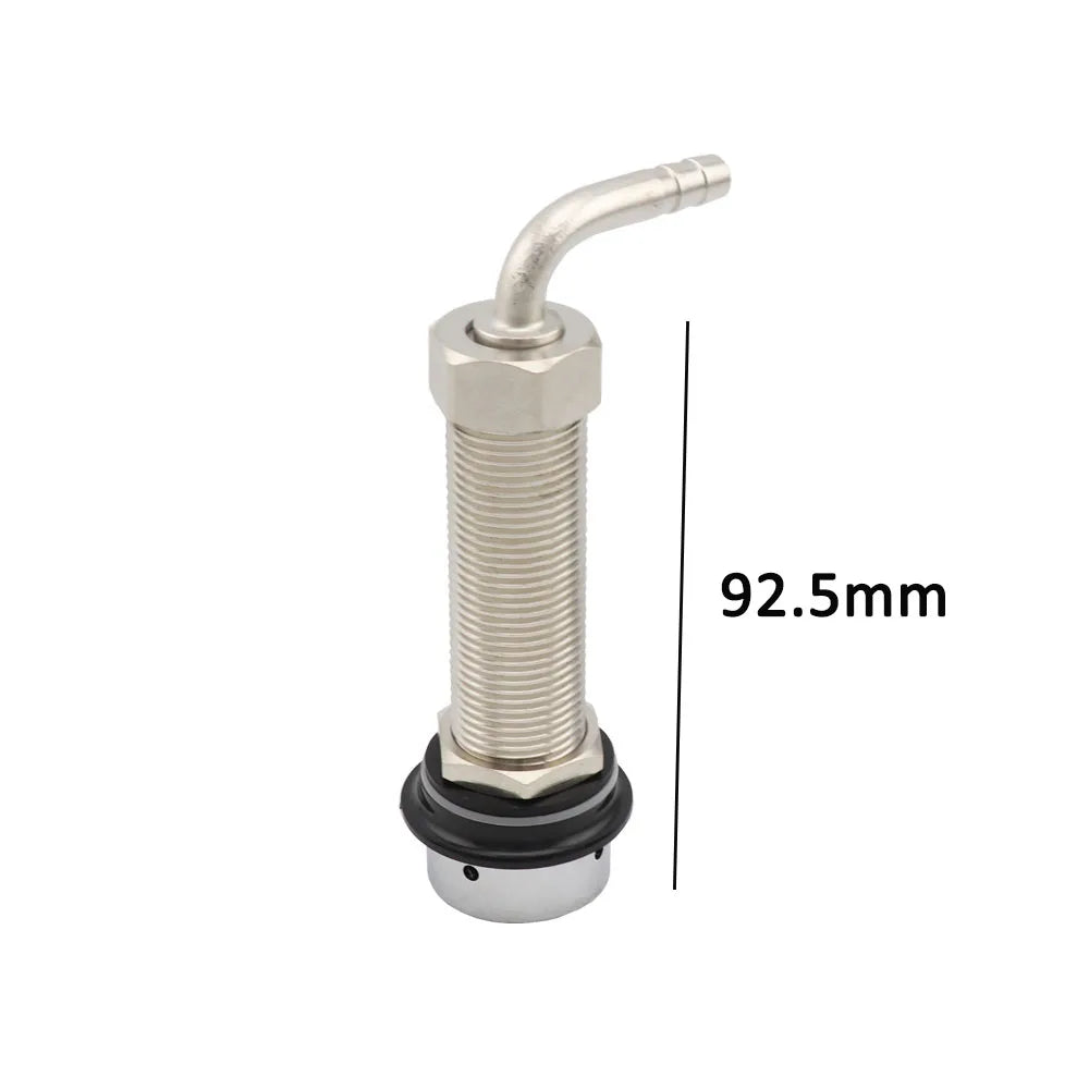 Chrom Poliert UNS Typ Fassbier Wasserhahn mit 92,5mm Lange Schaft Combo Kit Kegerator Tap Hause brauen Bar Wein werkzeuge