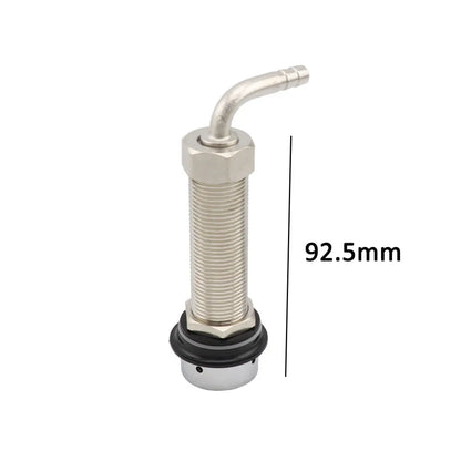 Chrom Poliert UNS Typ Fassbier Wasserhahn mit 92,5mm Lange Schaft Combo Kit Kegerator Tap Hause brauen Bar Wein werkzeuge