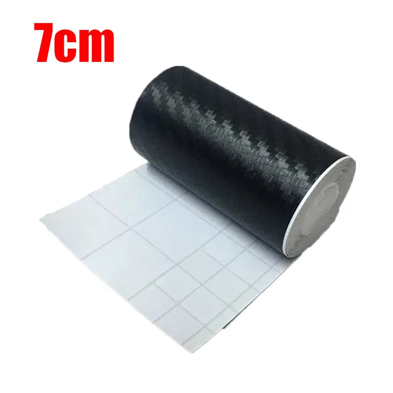 1-4 stücke Carbon Faser Automotive Klebeband Rolle Matte Schwarz Schutz Auto Film Selbst-Klebe Film Vinyl auto Film Zubehör