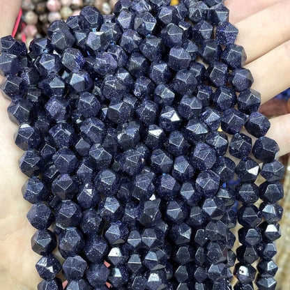 6 8 10 MM Natürliche Facettierte Stein Achate Rhodolite Quarz Jade Spacer Perlen Diy Handgemachte Armband Für Schmuck Machen zubehör