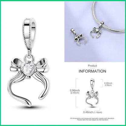 Charms aus 925er-Sterlingsilber, Flugzeug, Reisepass, Elefant, Perlenanhänger, passend für Original-Armbänder, für Frauen, Geburtstag, Modeschmuck, Geschenk